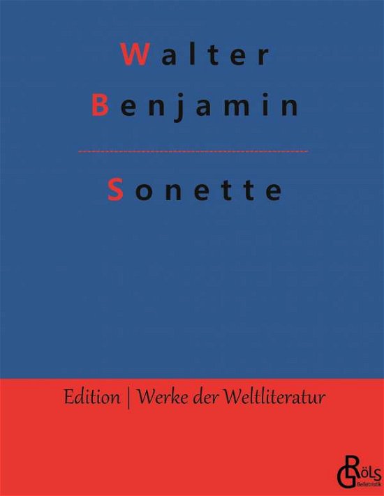 Cover for Walter Benjamin · Sonette (Gebundenes Buch) (2022)