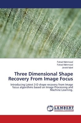 Cover for Mahmood · Three Dimensional Shape Recover (Bog) (2018)