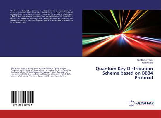 Cover for Shaw · Quantum Key Distribution Scheme ba (Book)