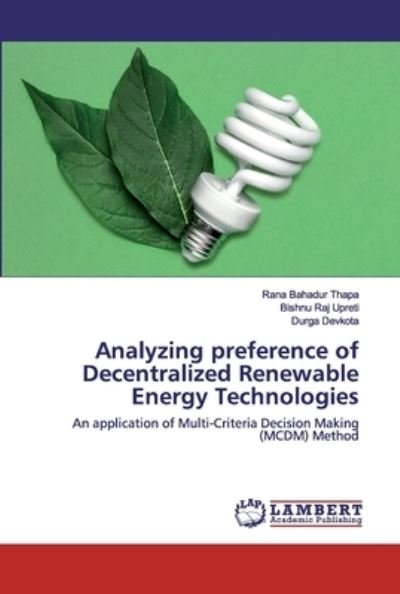 Cover for Thapa · Analyzing preference of Decentral (Bok) (2020)