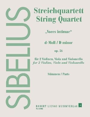 Streichquar.in d Voces intimae - Sibelius - Książki -  - 9790011328804 - 