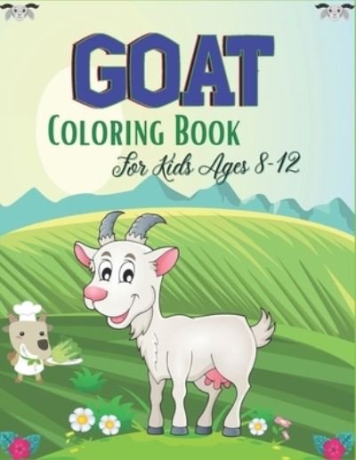 Cover for Drowsa Publications · GOAT Coloring Book For Kids Ages 8-12 (Pocketbok) (2020)