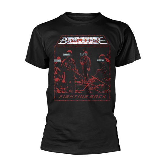 Cover for Paul Di'anno's Battlezone · Fighting Back (T-shirt) [size L] [Black edition] (2020)
