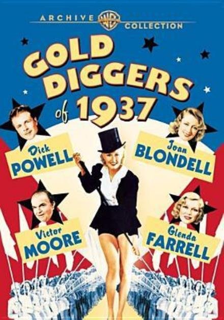 Cover for Gold Diggers of 1937 (DVD) (2017)
