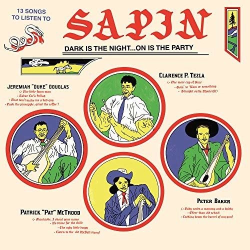 Cover for Sapin · Dark Is The Night - On Is The Party (LP) (2017)