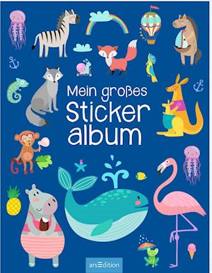 Cover for Mein Großes Stickeralbum · Tiere (Book)