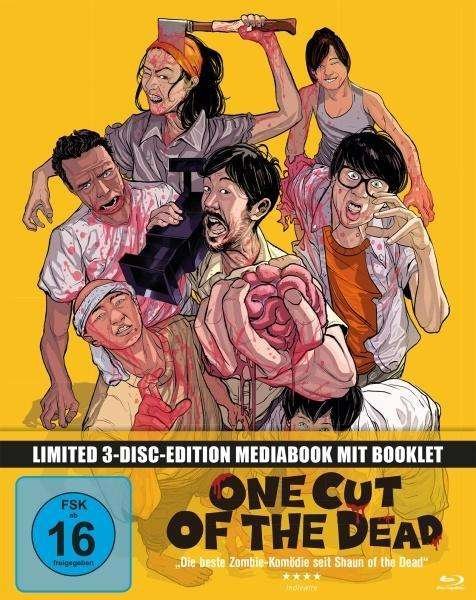Cover for One Cut Of The Dead (mediabook, 1 Blu-ray + 2 Dvds) (Blu-ray) (2019)