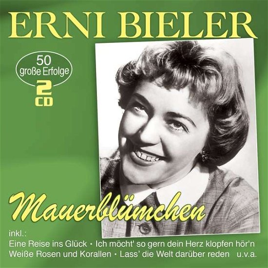 Mauerbluemchen-50 Grosse Erfolge - Erni Bieler - Musik - MUSICTALES - 4260320877805 - 7. Oktober 2019