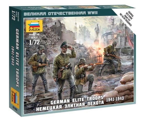 Cover for Zvezda · ZVEZDA - 1/72 German Elite Troops 1939-43 (Legetøj)