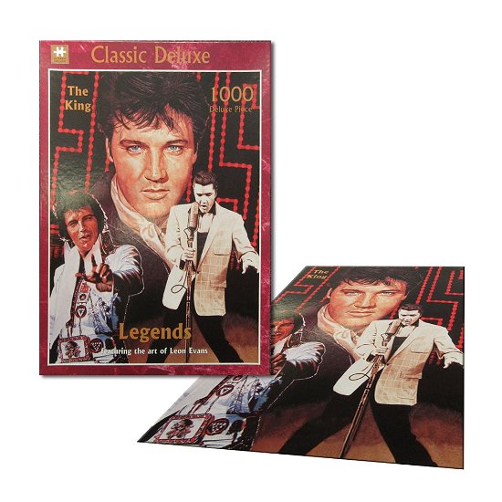 Elvis Presley (1000 Piece Deluxe Jigsaw) - Elvis Presley - Lautapelit - PHM - 5015796002805 - maanantai 3. kesäkuuta 2019