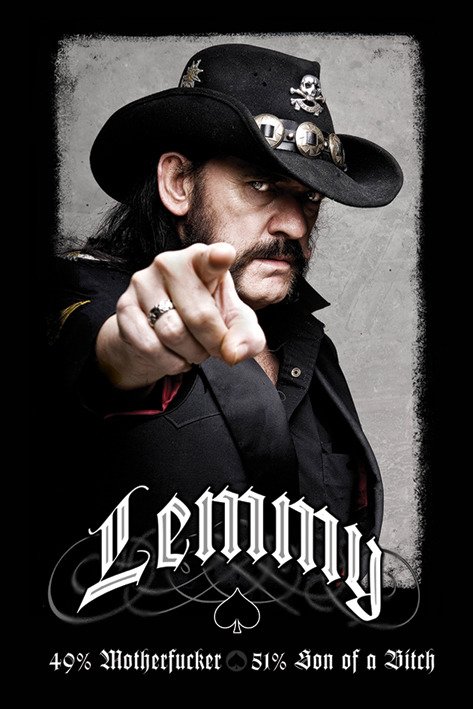 Lemmy - 49% Mofo (poster Maxi 61x915 Cm) - Lemmy - Marchandise - Pyramid Posters - 5050574319805 - 