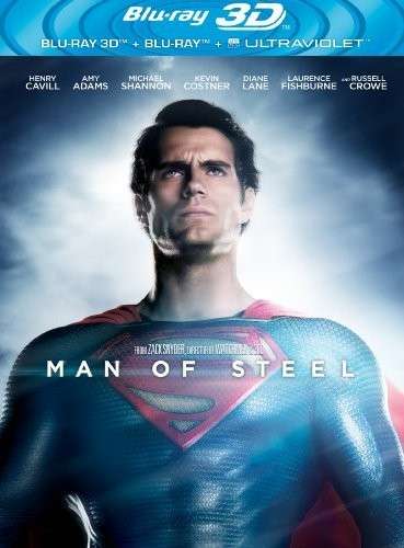 Cover for Man of Steel 3D · Man Of Steel 3D+2D (Blu-Ray) (2013)