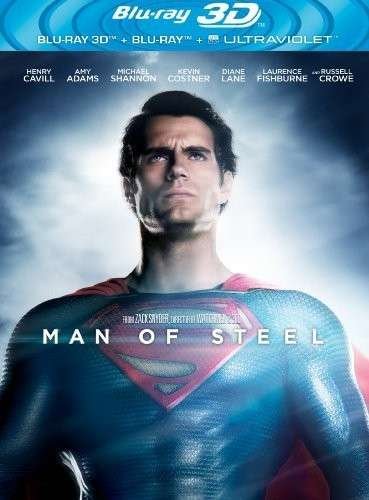 Cover for Man of Steel 3D · Man Of Steel 3D+2D (Blu-ray) (2013)