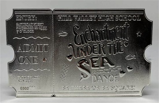 Cover for P.Derive · BACK TO THE FUTURE - Dance Ticket - Silver Plated (Legetøj)