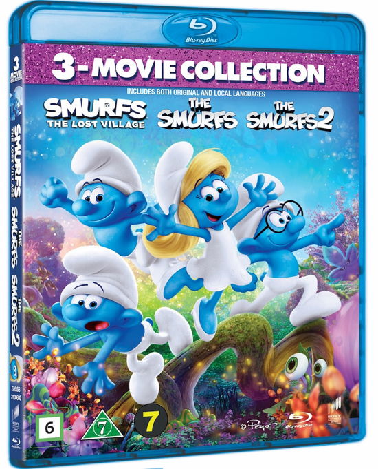Cover for Smølferne 1-3 Box (Blu-ray) (2019)