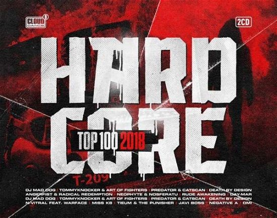 Cover for Hardcore Top 100 · Hardcore Top 100 2018 (CD) (2018)