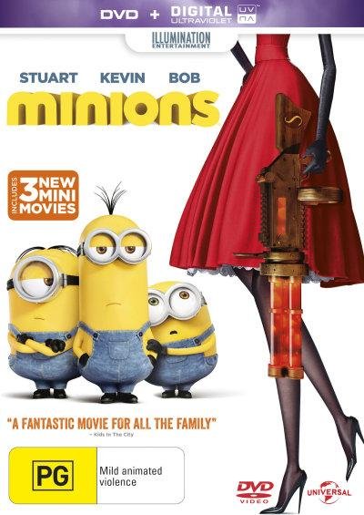 Cover for Minions (DVD) (2015)