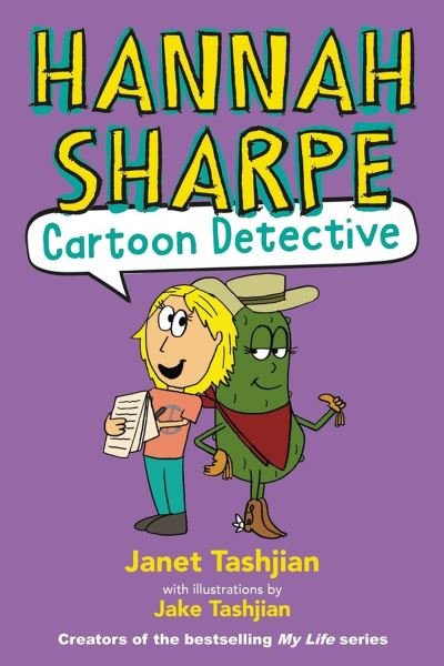 Cover for Janet Tashjian · Hannah Sharpe Cartoon Detective (Inbunden Bok) (2023)