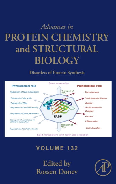 Cover for Rossen Donev · Disorders of Protein Synthesis - Advances in Protein Chemistry and Structural Biology (Hardcover Book) (2022)