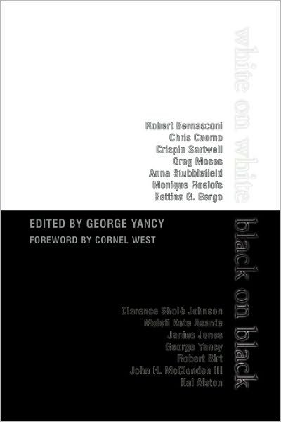 Cover for Cornel West · White on White / Black on Black (Hardcover Book) (2005)