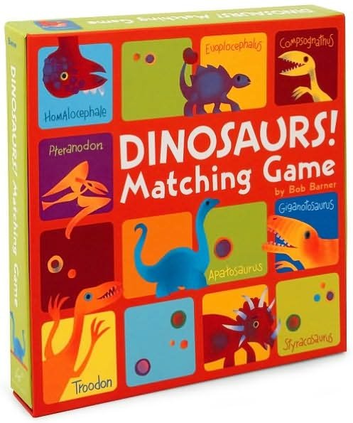 Dinosaurs! Matching Game - Bob Barner - Board game - Chronicle Books - 9780811869805 - February 26, 2010