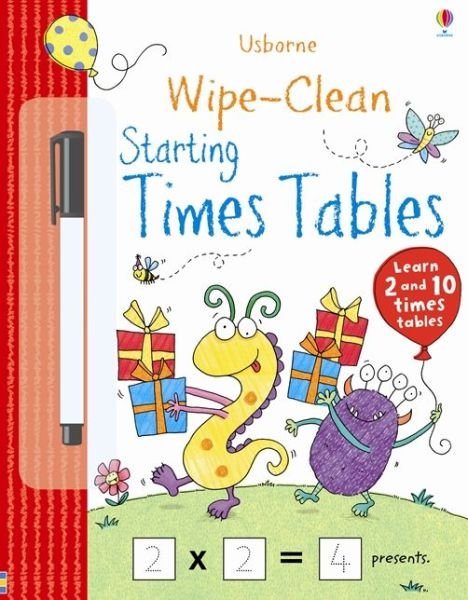 Wipe-clean Starting Times Tables - Wipe-Clean - Jessica Greenwell - Bøger - Usborne Publishing Ltd - 9781409564805 - 1. april 2014