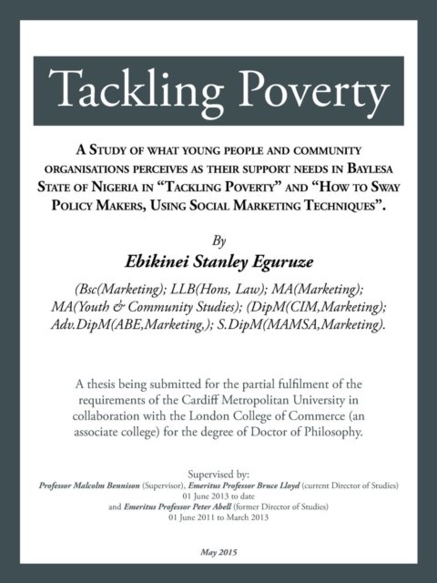 Cover for Ebikinei Stanley Eguruze · Tackling Poverty (Paperback Bog) (2016)