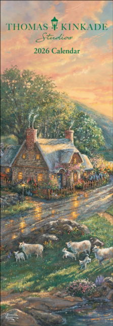 Thomas Kinkade Studios 2026 Slim Calendar - Thomas Kinkade - Produtos - Andrews McMeel Publishing - 9781524896805 - 12 de agosto de 2025