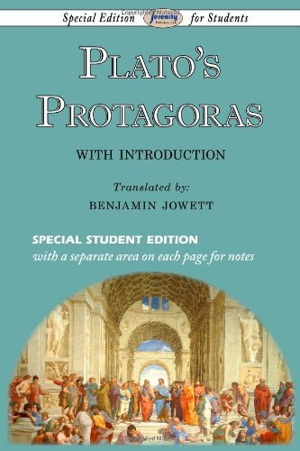 Protagoras (Special Edition for Students) - Plato - Libros - Serenity Publishers, LLC - 9781604507805 - 19 de marzo de 2010