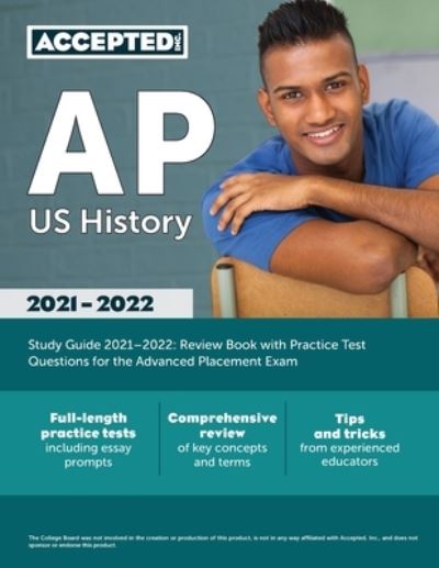 Cover for Accepted · AP US History Study Guide 2021-2022 (Paperback Book) (2020)