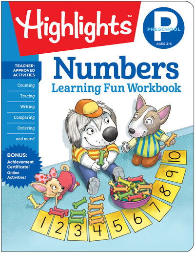 Cover for Preschool Numbers: Highlights Hidden Pictures - Highlights Learning Fun Workbooks (Paperback Book) (2019)