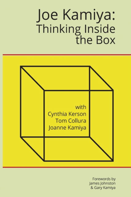 Cover for Cynthia Kerson · Joe Kamiya: Thinking Inside the Box (Pocketbok) (2020)