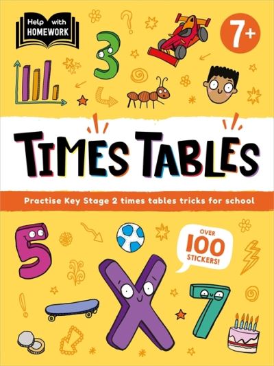 Cover for Autumn Publishing · Help With Homework: Age 7+ Times Tables - Practise Key Stage 2 times tables tricks for school (Taschenbuch) (2024)