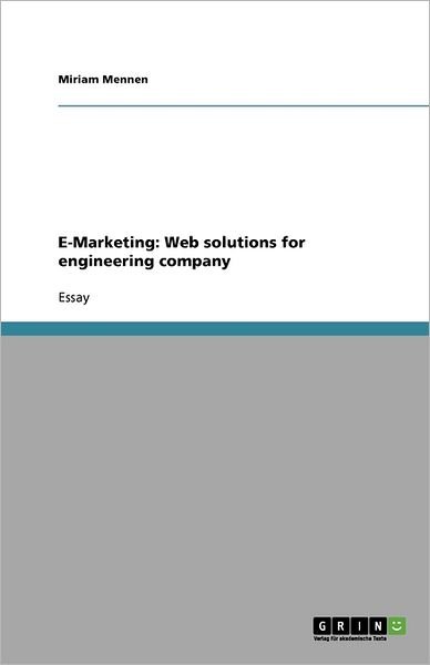Cover for Mennen · E-Marketing: Web solutions for e (Bog) (2010)
