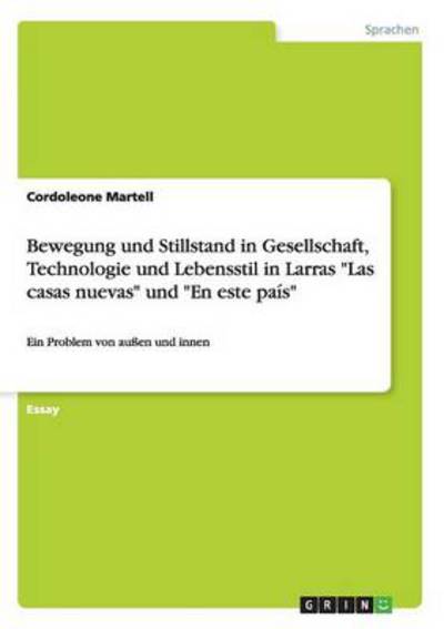 Cover for Martell · Bewegung und Stillstand in Gese (Book)