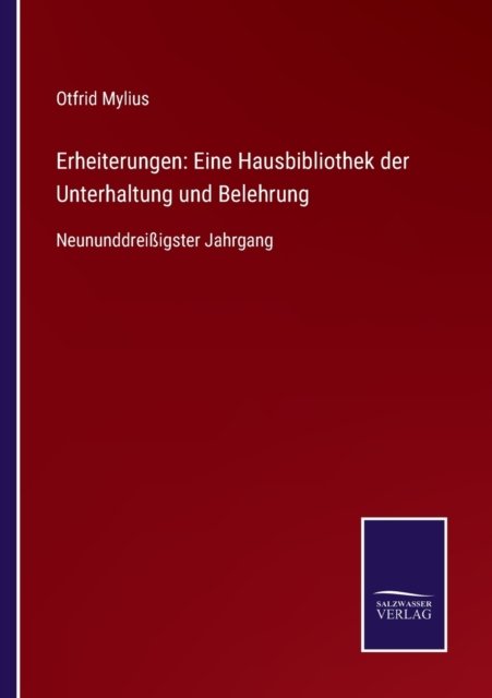 Cover for Otfrid Mylius · Erheiterungen (Pocketbok) (2021)