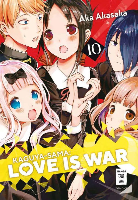 Kaguya-sama: Love is War 10 - Aka Akasaka - Livros - Egmont Manga - 9783770426805 - 8 de outubro de 2021