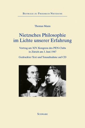 Cover for Thomas Mann · Nietzsches Philosophie im Lichte unserer Erfahrung (Bog) (2014)