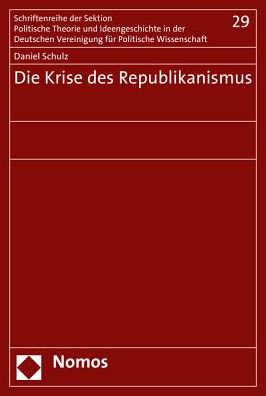 Cover for Schulz · Die Krise des Republikanismus (Book) (2015)