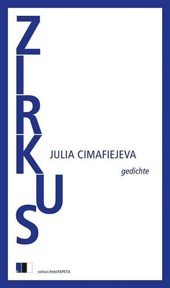 Cover for Cimafiejeva · Zirkus (Bok)