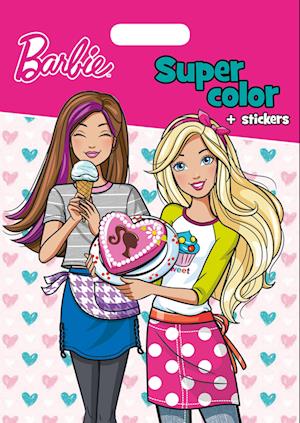 Cover for Barbie – SUPER COLOR + STICKERS CARRY ALONG (Sewn Spine Book) [1st edition] (2023)