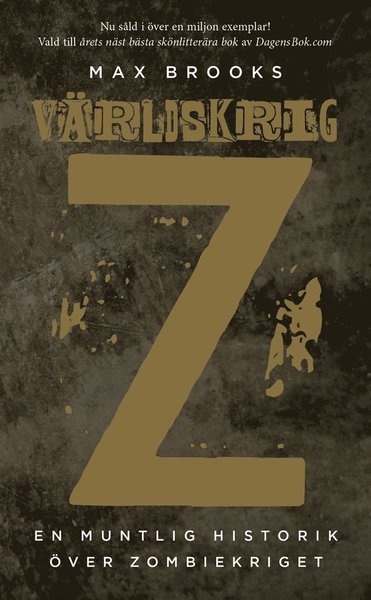 Cover for Max Brooks · Världskrig Z (ePUB) (2013)