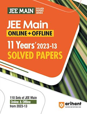 Cover for Rs Sharma · 11 Years JEE Main Solved Papers 2013-2023 (EditionXII) (Book) (2023)