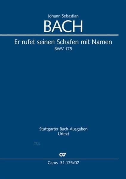 Cover for Bach · Er rufet seinen Schafen mit Namen, (Book)