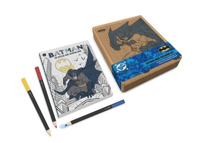 Cover for Batman Mini Coloring Set: Contains 64pp coloring book and 12 premium colored pencils (N/A) (2025)