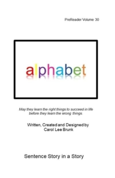 Cover for Carol Lee Brunk · Alphabet (Paperback Book) (2020)