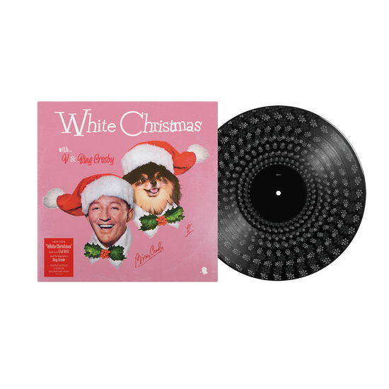 Cover for V (BTS) &amp; BING CROSBY · White Christmas (12&quot;) [Very Limited Zoetrope Snowflake edition] (2024)