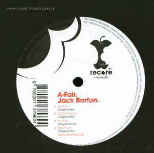 Cover for Jack Barton · A-fair EP (Pawas Rmx) (12&quot;) (2011)