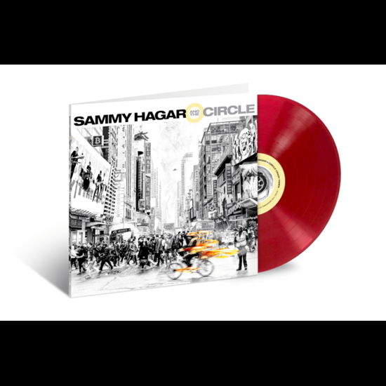 Cover for Sammy Hagar &amp; the Circle · Crazy Times (LP) [Red Vinyl edition] (2022)