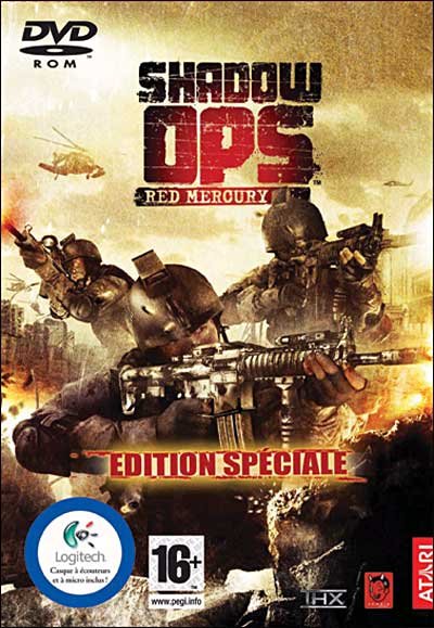 Cover for Pc DVD Rom · Shadow Ops Red Mercury + Ecouteur (PS4) (2019)